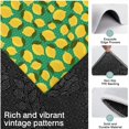 thumbnail image 3 of Yellow Lemon Fruit Dots Green Pattern Kitchen Rugs Sets Of 3,Kitchen Runner Rugs Non Skid Washable,Decorative Kitchen Floor Mats for Kitchen,Sink,Laundry,17"x30"+ 17"x47" + 17"x59", 3 of 6