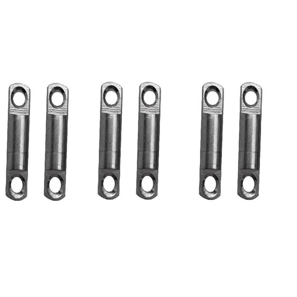 6 Carretes Giratorios Dobles Zulema Línea de Carrete Giratoria Doble de Acero Inoxidable