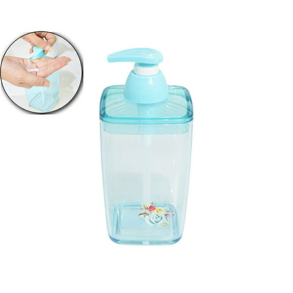 VQPeo Hand Soap Dispenser, Modern Soap Dispenser for Bathroom, Refillable Dish Soap Dispenser with Pump, Plastic Liquid Soap Container Pump Bottle for Kitchen Sink Bathroom Countertop