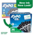 thumbnail image 3 of EXPO Dry Erase Markers, Chisel Tip, Black, 36 Count, 3 of 7
