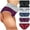 2XL, variant on Essentials Women's Cotton Bikini Brief Underwear (Available In Plus Size), Multipacks Women's Seamless Underwear No Show Stretch Bikini Panties Silky Invisible Hipster 5 Pack