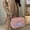 Pink#2599🎖️, variant on Sling Bag Crossbody Chest Shoulder Travel Purse | Adjustable Strap | Small Size Large Capacity | Water Resistant Cloth | Fits 7.9" Tablet | 26x8x18cm | 1pc | White Pink