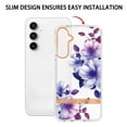 thumbnail image 3 of Allytechgroup Galaxy S23 FE Case, 2024 Trendy Floral Series TPU Slim Back Cover Shell Shockproof Anti-Scratch Phone Case for Samsung Galaxy S23 FE, Lilac, 3 of 5