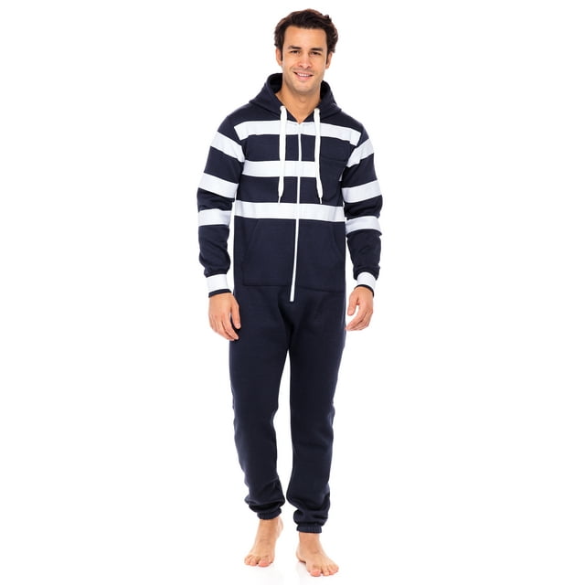 SkylineWears Combinaison à Capuche Mode Homme une Pièce Pyjama une Pièce Sans Pieds