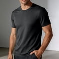 thumbnail image 7 of Luvrsol T-Shirts for Man Solid Crew Neck Basic Athletic Tee Moisture Wicking Workout Training Tops XS-3XL, 7 of 7