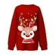 thumbnail image 4 of Sudadera Para Mujer Sudaderas Con Cuello Redondo Mangas Largas A La Moda Estampado de Navidad Tops Sueltos Blusa Odeerbi ODB173778, 4 of 5