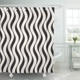 thumbnail image 1 of ABPHQTO Cortina de ducha de curva rizada creativa ondulada con patrón de líneas onduladas verticales en blanco y negro abstracto 165x180 cm ABPHQTO PKNMT66x72Shower-13857, 1 of 2