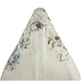 thumbnail image 5 of DecMode Vintage Metal Fleur De Lis Wall Décor with White Distressed Finish, 25"W x 30"H, 5 of 14
