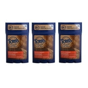 Tom's Deodorant for Men, Deep Forest, 2.25oz, 3 Pack