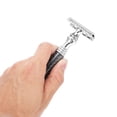 thumbnail image 4 of Maquinilla de afeitar elegante, kit de maquinilla de afeitar doble de seguridad manual para hombres Kit de maquinilla de afeitar manual Funcionalidad versátil, 4 of 8