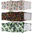 thumbnail image 1 of 3 pieces Washable & Reusable Dog Diapers Physiological Pants Belly Band for Male Dogs, 1 of 7