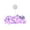 Purple, variant on Happy Halloween LED Lighted Sign,Battery Powered Hollow Cutout Hanging Window Light with Suction Cups,Indoor Outdoor Halloween Decorations, Spooky Light Sign for Porch Party Home Window Decor,Purple