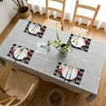 thumbnail image 4 of TIMIFIS Ensemble de Table Saint-Valentin Amour Rayé Ensemble de Table Maison Cuisine Table Isolation Tapis Tasse Décoration Restaurant Vacances Ensemble de Table Gadgets de Cuisine, 4 of 6