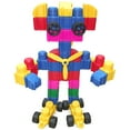 thumbnail image 5 of Snapo Jr. Ultimate Builder's Kit - 250 pcs - Colorful Blocks & Wheels, Connect On All 6 Sides, Build 3D-Slide-Rotate, STEM Toy, Toddler Kids Age 18mo+, 5 of 14