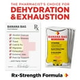 thumbnail image 4 of Banana Bag Oral Solution Pharmacist-Strength Recovery Formula - Electrolyte & Vitamin Powder Packet Drink Mix - Salted Watermelon (5-Pack), 4 of 5