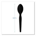 thumbnail image 3 of Boardwalk Heavyweight Polystyrene Cutlery, Teaspoon, Black, 1000/Carton, 3 of 6