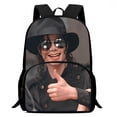 thumbnail image 4 of Mochilas para niños de Michael Jackson, regalo de cumpleaños para estudiantes, mochilas escolares para niños y niñas, mochilas duraderas de gran capacidad para acampar, 4 of 5
