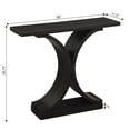 thumbnail image 3 of Pemberly Row Table Console Moderne en Finition Bois Espresso, 3 of 5