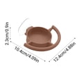 thumbnail image 3 of YAMB Window Suction Cup Bird Feeder, Windproof & Rainproof Strong Adsorption Outdoor Feeding Tray, Easy-fill & Wash Bird Food Container for Indoor Bird Watching & Bird Lovers, Brown, 3 of 6