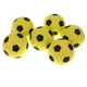 thumbnail image 2 of 6 piezas de 6,3 cm Mini pelota de fútbol de esponja de espuma suave para deportes de interior y exterior Amarillo, 2 of 8