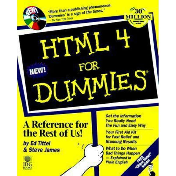 Pre-Owned Html 4 for Dummies (Paperback) 0764503316 9780764503313