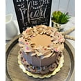 thumbnail image 5 of DEZICAKES Fake Cake Chocolate Birthday Cake with Confetti Faux Cake- fake unedible prop Dezicakes Fake Food- Fake Cake-  Artificial Cake- Faux Cake Decor, 5 of 6