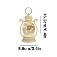 thumbnail image 3 of Christmas Lantern LED Light String Small Oil Lamp Decorative Candle Lanterns Small Western Lantern for Tabletop, Vintage Hanging Decor for Halloween Xmas, 3 of 6