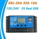 thumbnail image 5 of Controlador de Carga Solar 30A Pantalla LED Cateissary, 5 of 6
