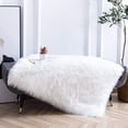 thumbnail image 6 of Arogan Fluffy Faux fur Area Carpet for Home Decor, 2' x 3' , White, 6 of 7