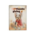 thumbnail image 2 of Happy Thanksgiving Yorkshire Terrier with Turkey Pumpkins Autumn Vibes Travel Passport Wallet Yorkie Dog Lover Gifts PU Leather Passport Holder Cover - 12018, 2 of 5