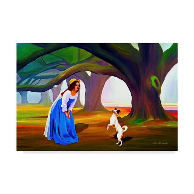Trademark Fine Art 'Let'S Play' Canvas Art by Ata Alishahi