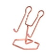 thumbnail image 4 of Soporte para teléfono, soporte universal de alambre de metal, elegante para teléfono móvil, ideal para oficina, sala de estar, dormitorio Oro rosa, 4 of 8