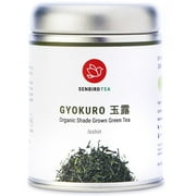 Senbird Organic Gyokuro, Loose Leaf Japanese Shade-Grown Green Tea, Gyokuro Isshin, 1.76oz, 50g