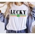 thumbnail image 3 of LUCKY Saint Patricks Day Plus Graphic Short sleeve T-Shirt, 3 of 3