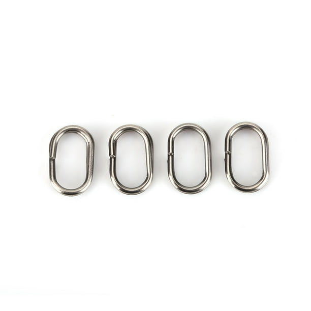 Oval Split Rings, Convenient For Use, Strong Strength Fishing Split Rings,  Holidays For Fishing Lovers Travel Fishing 