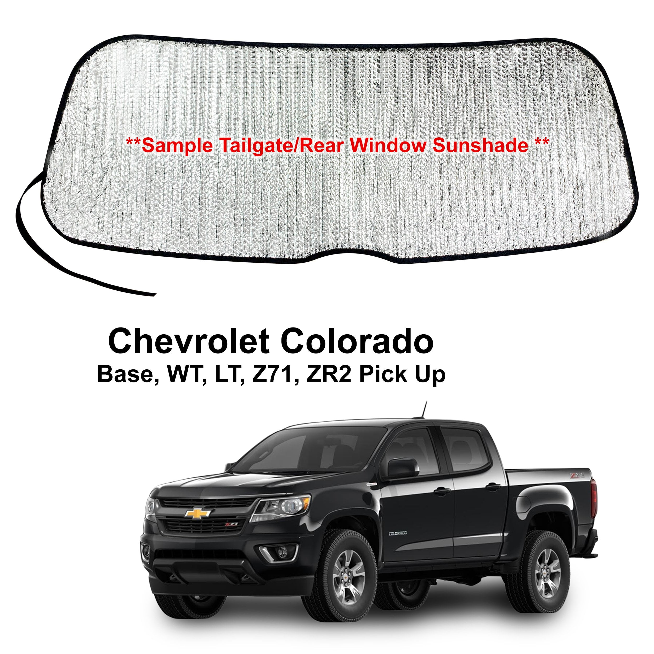 Tailgate Sunshade for 20152022 Chevrolet Colorado Pickup