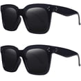 thumbnail image 1 of Gafas de Sol TAOTAOQI Vintage Cuadro Grande UV400 para Mujer, 1 of 7