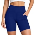 thumbnail image 2 of WAGUTH Summer Casual Workout Shorts with Pockets,Blue,XXL, 2 of 6