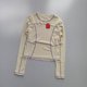 thumbnail image 4 of Traje de Yoga curvo de manga larga para mujer, Top corto deportivo adelgazante para entrenamiento, camiseta de secado rápido para correr y Fitness, 4 of 6