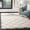 Ivory/Grey, variant on SAFAVIEH Hudson Jaye Geometric Shag Area Rug, Grey/Ivory, 9' x 9' Round