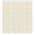 thumbnail image 3 of Ambesonne Ladybug Shower Curtain, Spring Flower Branches, 69"Wx75"L, Pale Peach Yellow, 3 of 3