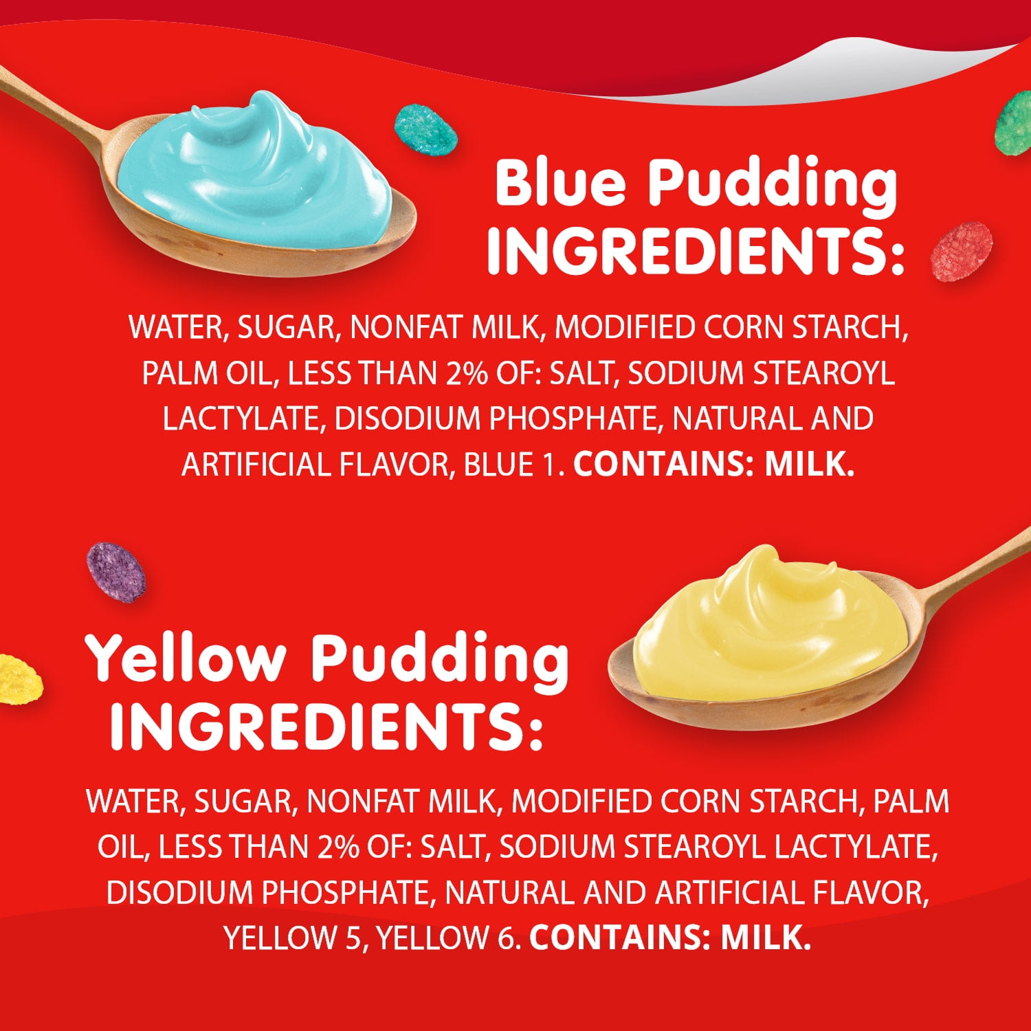 Snack Pack Post Fruity PEBBLES Flavored Pudding Cups 3.25 oz 6 Count