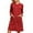 A-Red344, variant on XIAONU Womens Plush Hooded Zip Up Robe Loose Fit Long Sleeve Hooded Neck Bathrobe Warm Cozy Sleep Robes