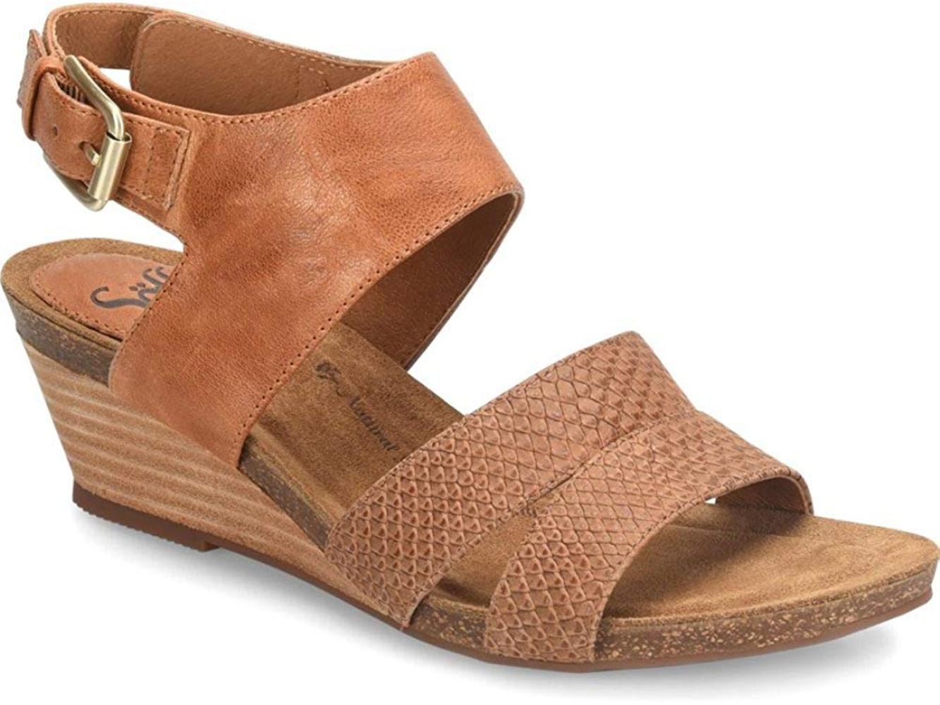 Sofft Womens Velden Open Toe Casual Platform Sandals - Walmart.com