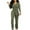 Army Green, variant on UAMVSH Women's Ribbed Knitted 2 Piece Outfits Long Sleeve Button down Crop Top Wide Leg Pants Sets Loose Fit Loungewear Sets(X-Large,White)