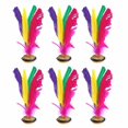 thumbnail image 5 of 6pcs Feathers Kick Shuttlecock Chinese Jianzi Foot Sports Outdoor Toy Colorful, 5 of 5