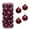 Wine, variant on TopLLC Christmas Tree Ball Ornaments, 2.36" Shatterproof Glitter Xmas Tree Hanging Decorations Multi-style Solid Color Baubles Ball Pendants Hanging Bauble Sphere Christmas Decorations(24 Pcs)
