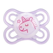 MAM Glow In The Dark Pacifiers, Baby Pacifier 0-6 Months, Best Pacifier for Breastfed Babies, Premium Comfort and Oral Care 'Perfect' Collection, Girl, 1-Count