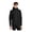 Deep Black, variant on Unisex Waterproof Rain Shell | Lightweight Rain Jacket for Men & Women, Fully Seam Sealed, Brimmed Hood - Anchor Grey S