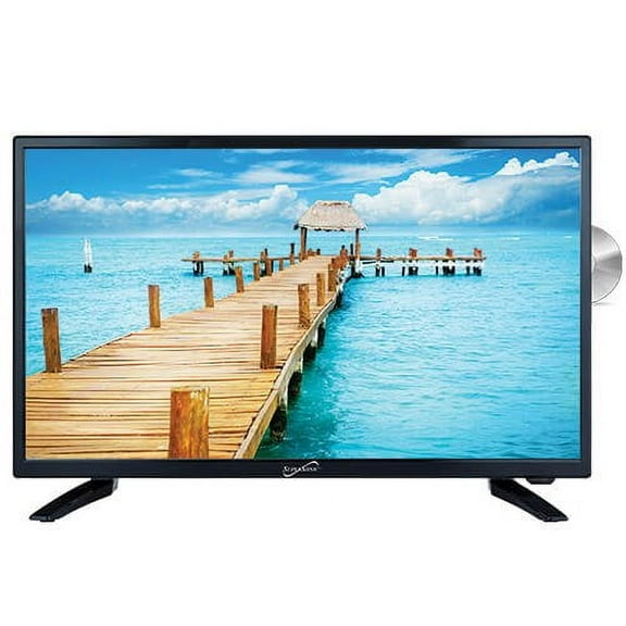 Open Box Supersonic Sc-2412 24" 1080p Led Tv/dvd Combination, Ac/dc Compatible With Rv/boat